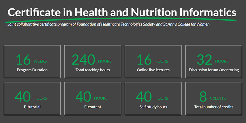 Course numbers 16 weeks, 240 teaching hours, 16 live lectures, 32 hours of discussion and mentoring, 40 hours tutorials, 